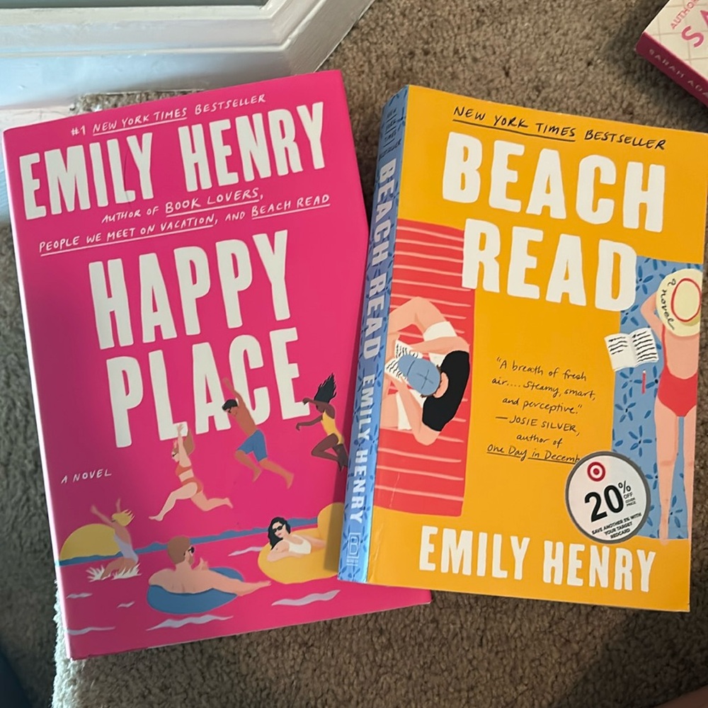 Emily Henry Beach Read and Happy Place